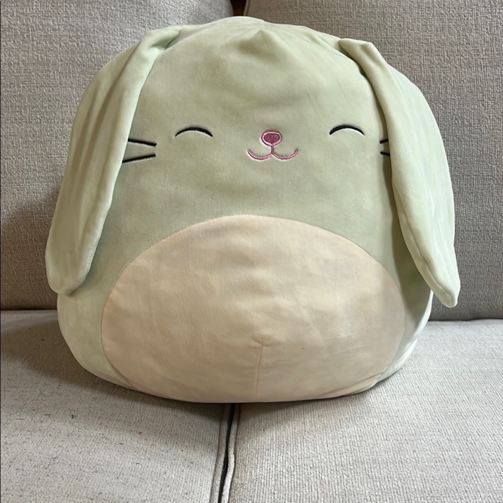 Squishmallows Light Green Plush Bunny 20 inch